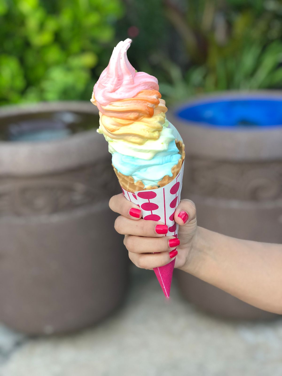 A vibrant Bombay Creamery ice cream moment